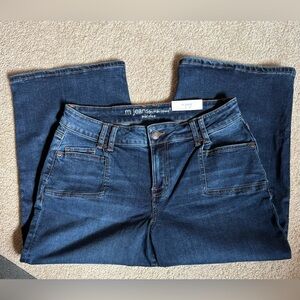 Maurices Wide Leg Cropped Denim